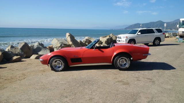 1970 corvette convertible number matching 454 big block