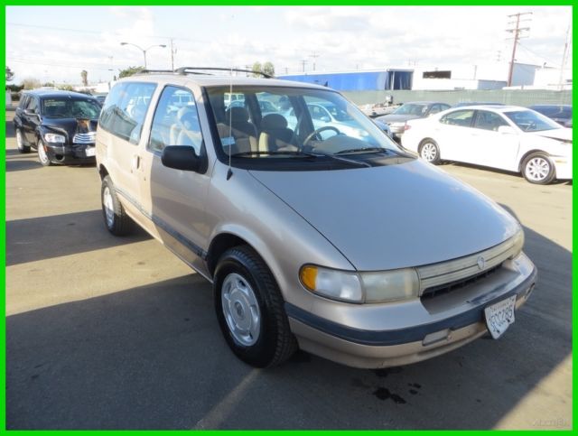 1993 mercury villager gs used 3l v6 12v automatic minivan/van no reserve