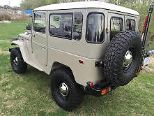 1977 toyota land cruiser fj40 restored with cold a/c