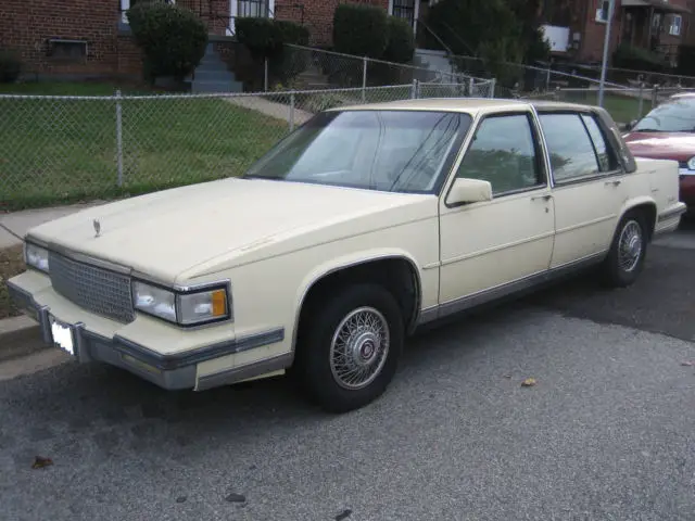 1988 cadillac sedan deville (vintage) 1 owner runs well no reserve