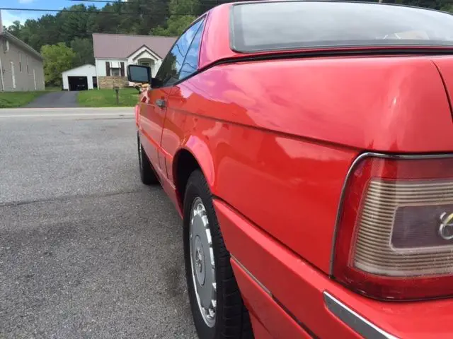 1989 cadillac allante hard top/soft top***red ***no reserve***