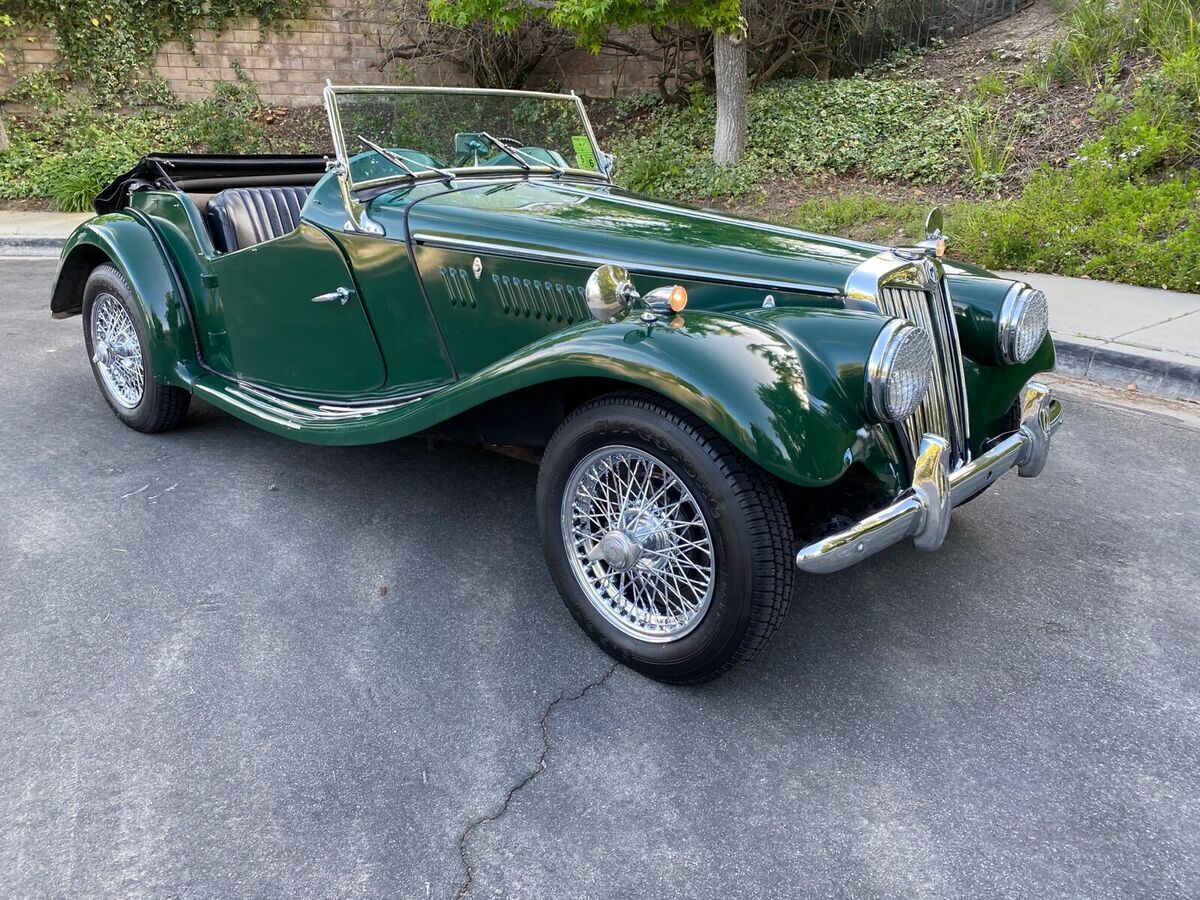 1954 mg tf convertible green rwd manual