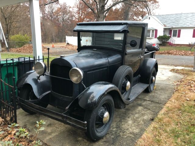 1928 ford closed cab pickup truck - model aa