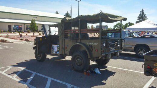 correct museum quality 1954 dodge m37 3/4 ton power wagon