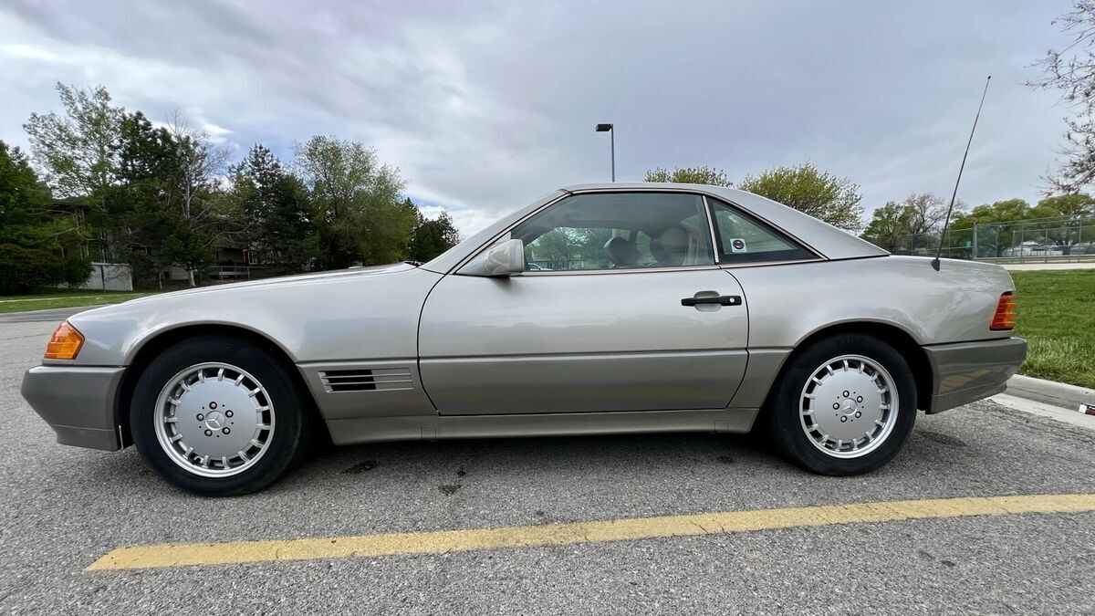 1991 mercedes-benz 300sl convertible grey sl