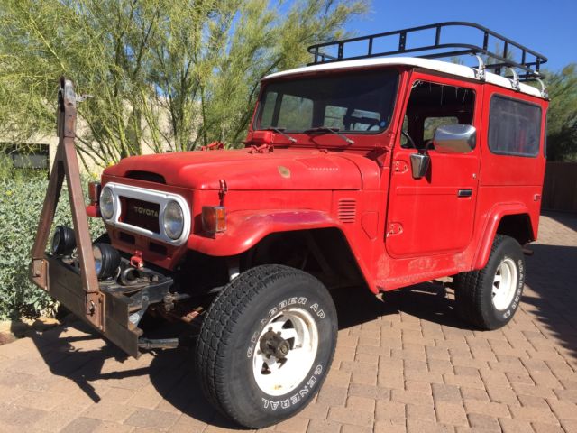 rare 1975 toyota fj land cruiser, 28,631 original mile, arizona desert survivor