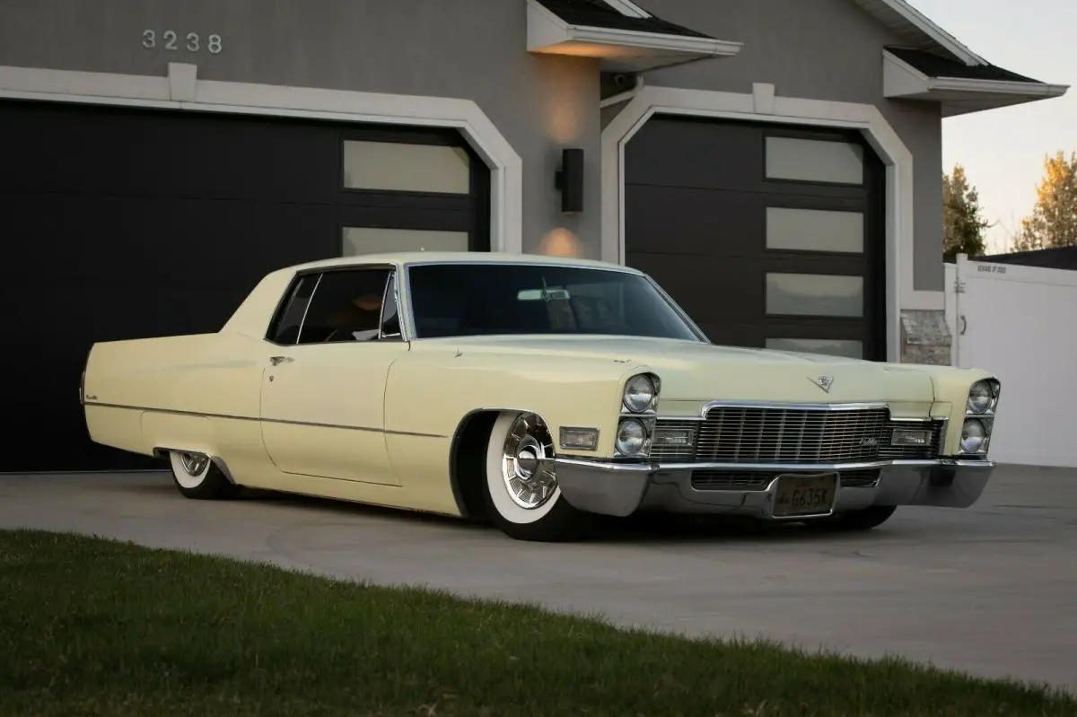 1968 cadillac coupe deville - 89k miles, air ride suspension, great condition!