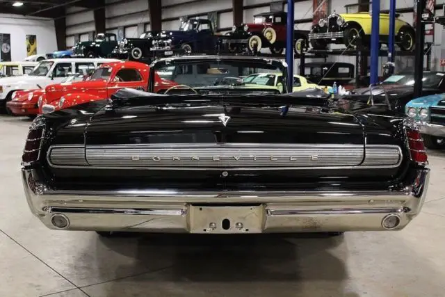 1963 pontiac bonneville 64457 miles starlight black convertible 421 v8 4 speed