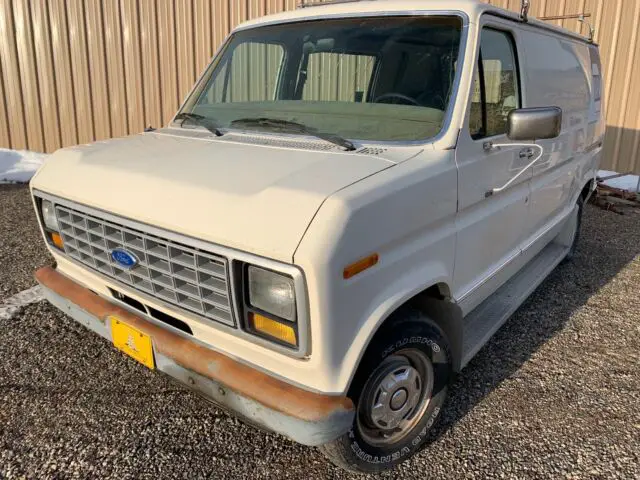1990 ford e-150 econoline van grey rwd automatic e150 van