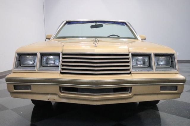 1983 dodge 400 104624 miles beige convertible 2.2 3 speed automatic