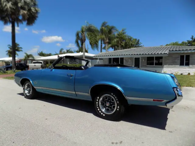 1971 oldsmobile cutlass convertible 2 owner car numbers matching factory ac 350