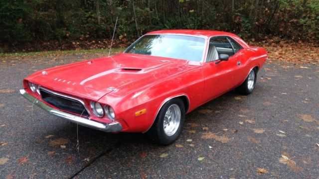 1973 dodge challenger h code 340 car. ps, pdb, a/c and tach