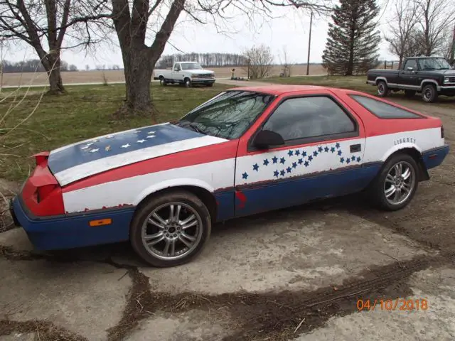1989 dodge daytona red white & blue show car rocker panels are fine!!!