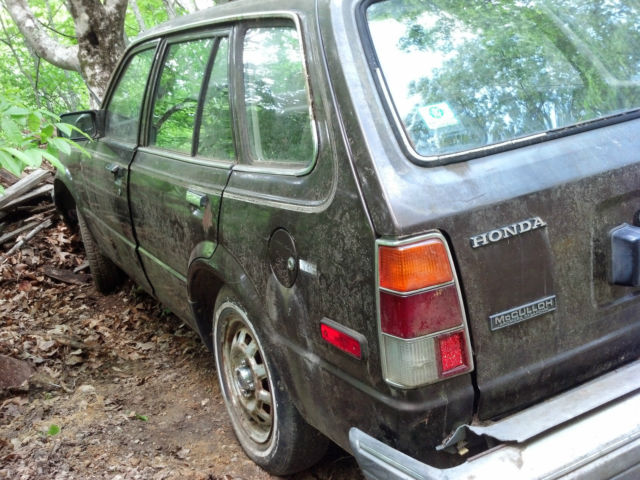 brown 1982 honda civic