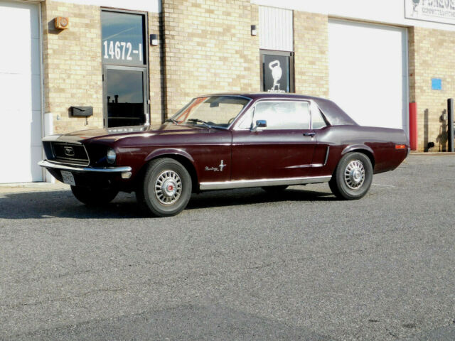 1968 mustang coupe, original 289 c.i. / c-4 auto, runs great, good cond (video)