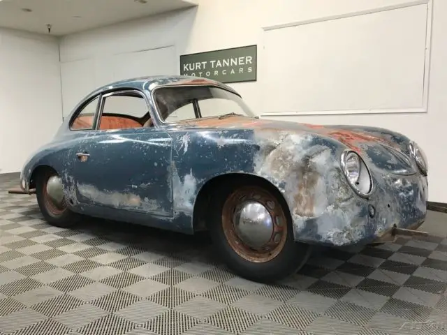 1952 porsche 356 pre-a 1500 reutter coupe. bent window. coa. scarce offering