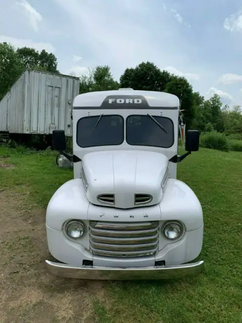 1948 ford harley hauler delivery van milk truck custom street rod hotrod 454