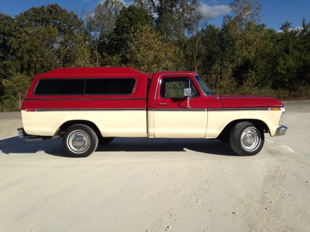 1975 ford f-100 ranger long bed pickup truck