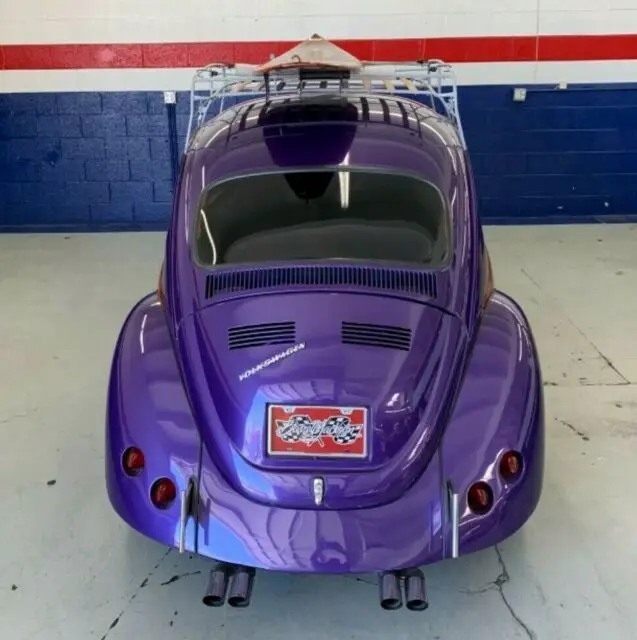 custom restored 1970 vw beach bug
