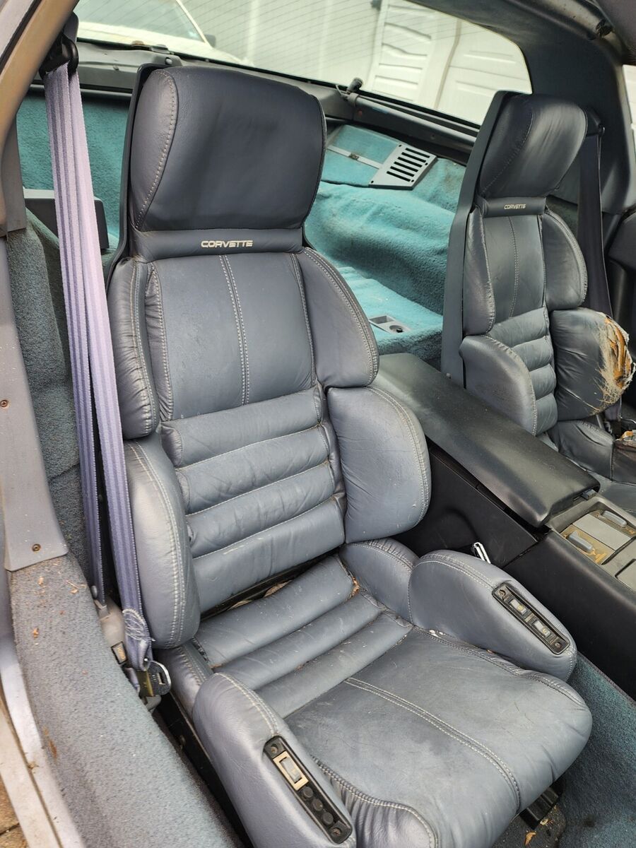 1990 chevrolet corvette coupe 2d rare steel blue