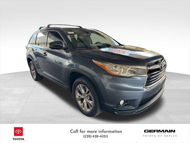 2014 toyota highlander xle