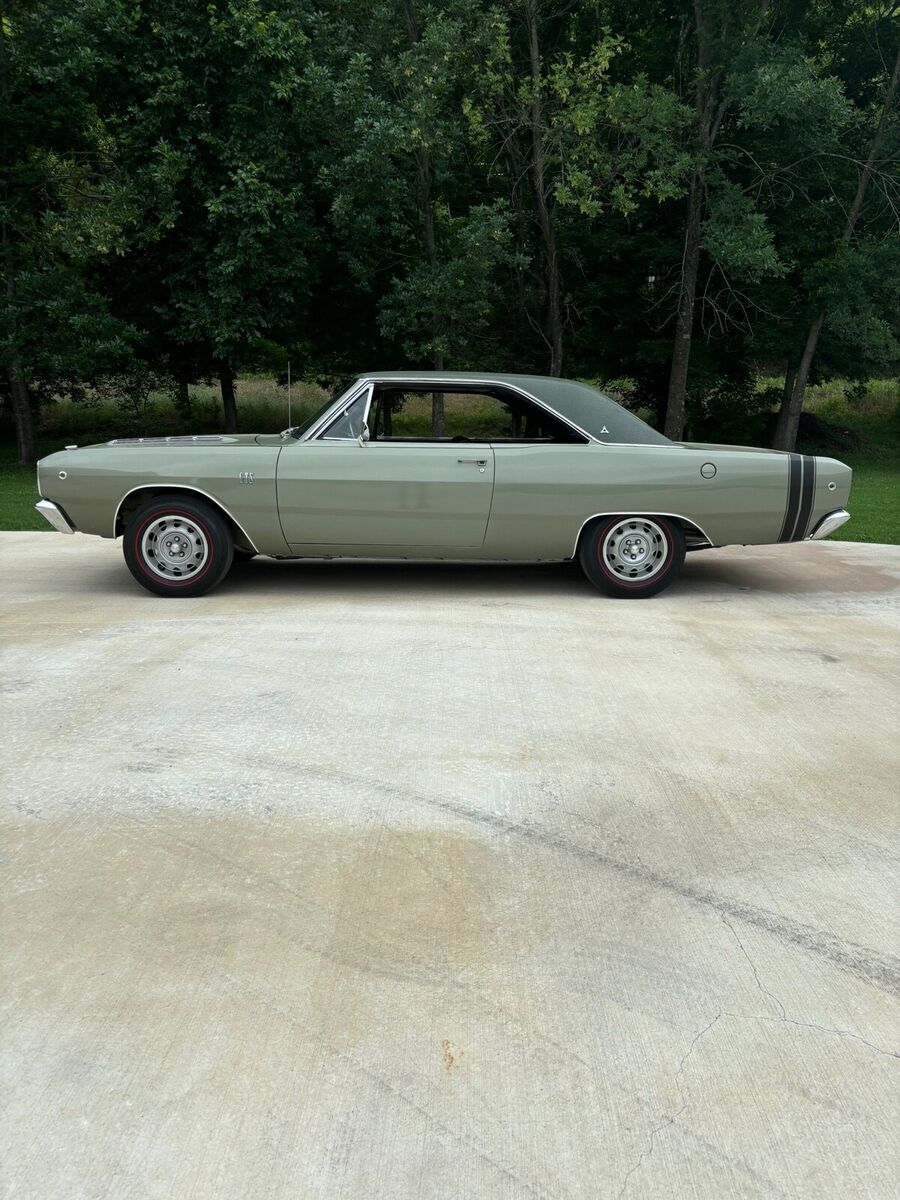 1968 dodge dart coupe green gts