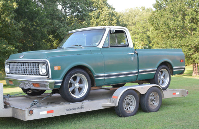 1971 chevrolet custom 10 swb fleetside pickup truck