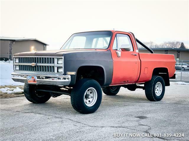 no reserve, straight square body, run & drive, unrestored condition