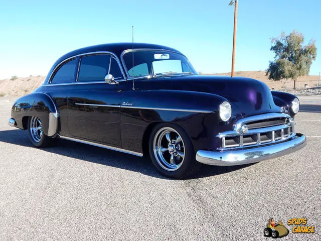 1949 chevy deluxe coupe mild custom "big six - 700r4" ps pb ford 8"