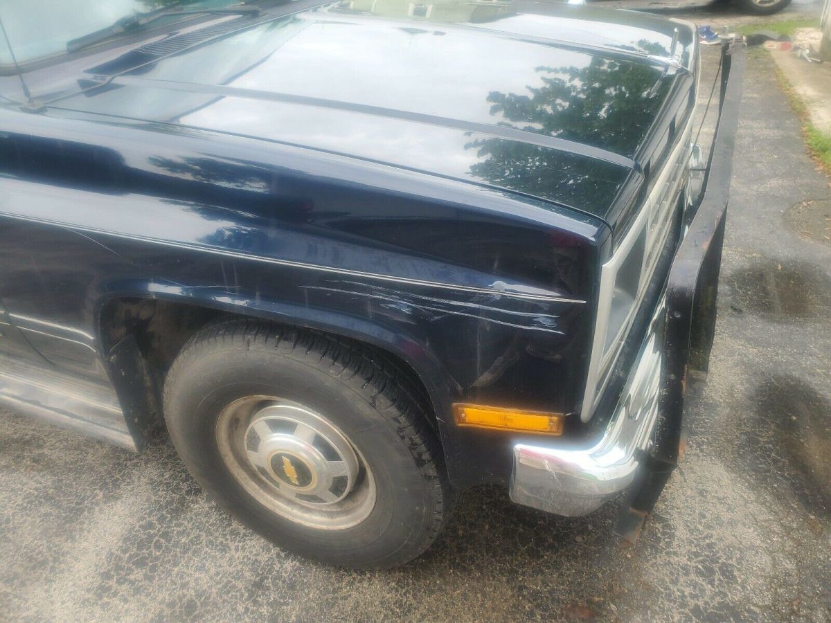 1991 chevrolet r2500 suburban suv blue rwd automatic r2500