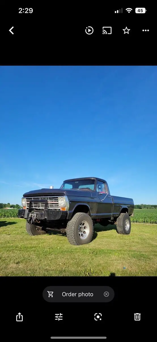 1968 ford f-series pickup grey 4wd automatic