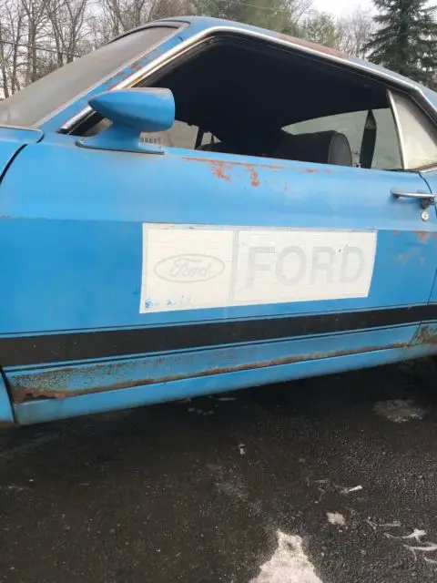 1970 ford mustang boss 302 grabber blue deluxe interior 4200 actual miles!!!