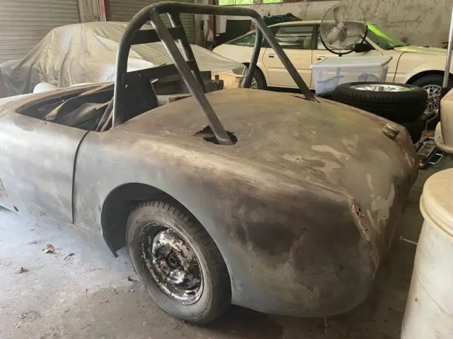 1959 austin healey sprite grey rwd manual race car