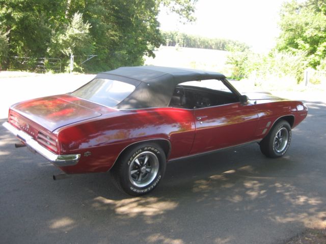 1969 firebird convertible 4-speed power top survivor