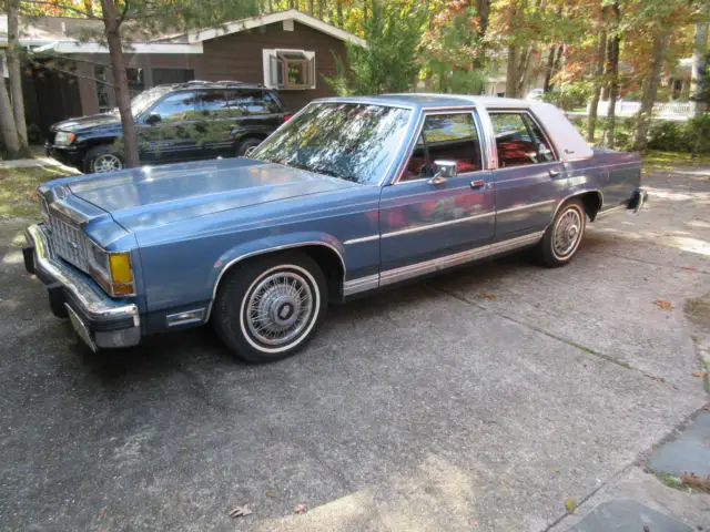ford crown victoria ltd lx 1987 4 door