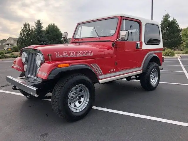 1986 cj-7 from new mexico with dana 44 and sebring red paint code