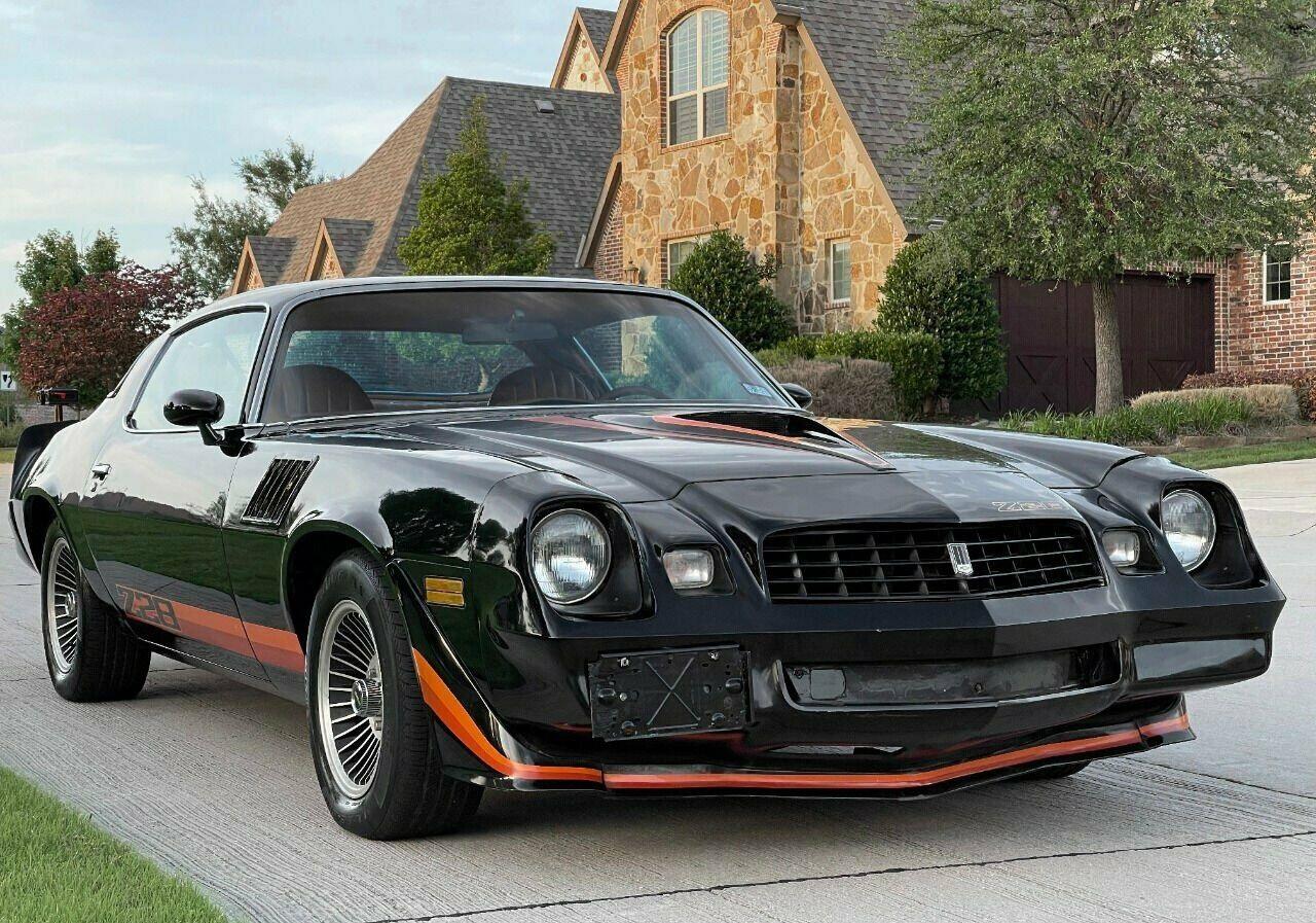1979 chevrolet camaro z28 350 v8 black 8786 miles