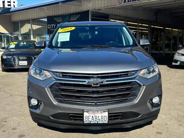 2018 chevrolet traverse lt leather