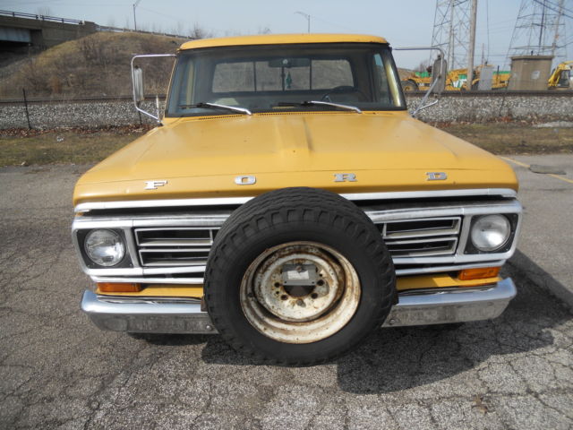 1972 ford f250 custom 390 v8 auto trans western truck patina barn find