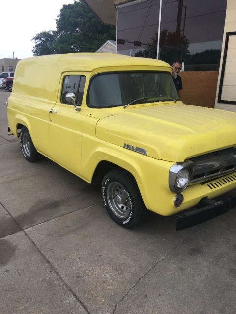 1957 ford f100 panel truck