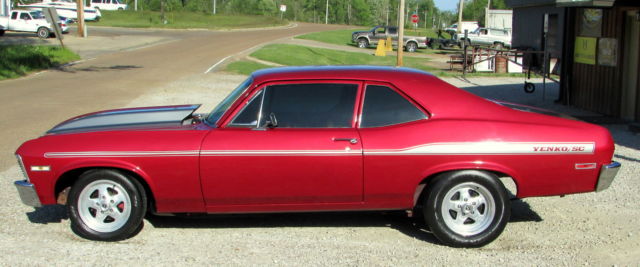 72 chey nova ss yenko clone 496 bbc 613hp full interior car fresh paint ship