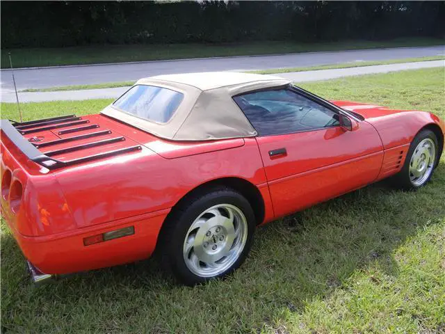 1994 chevrolet corvette convertible red clean car fax 6 speed