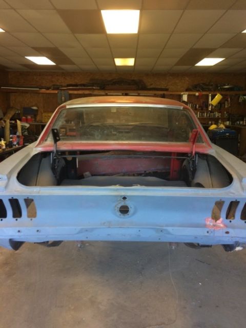 1968 ford mustang coupe body frame underside restored new front suspension parts