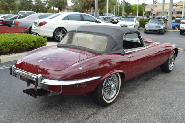 1972 jaguar e-type convertible v12