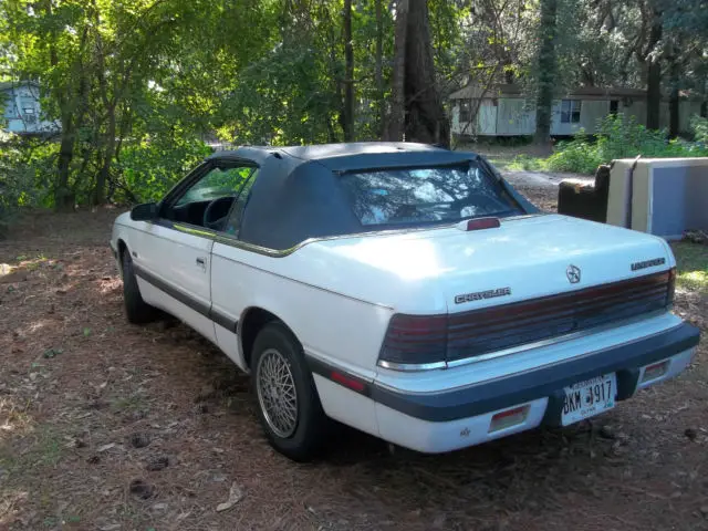 1989 chrysler lebaron convertible for repair or parts