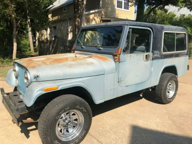 1983 jeep scrambler: slate blue & fuel injected