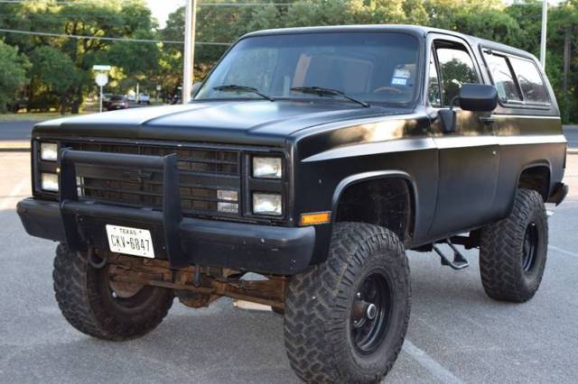1985 chevrolet blazer suv 4x4 k5 liffted removeble top no reserve