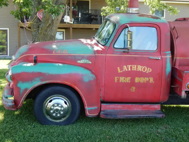 1954 chevy texaco 4400 fuel truck very rare 383 stroker rat rod / resto mod