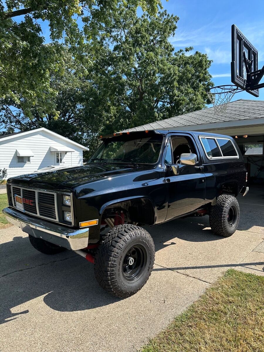 1986 gmc jimmy suv black 4wd automatic k1500