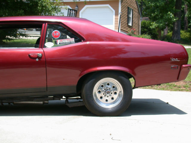 1968 chevrolet chevy nova ii 427 bbc stroker non ss 2 door nova coupe nasty rat!